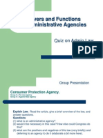 Administrative Agencies