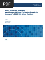 Download Newsweeks Top High Schools Methodology  by Newsweek SN238785187 doc pdf