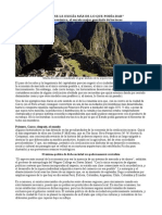 La Economia Del Machu Pichu