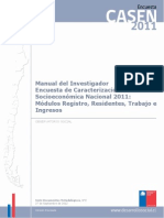 Manual Del Investigador Casen 2011