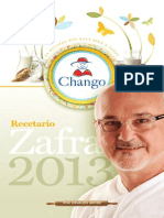 Recetario Chango 2013