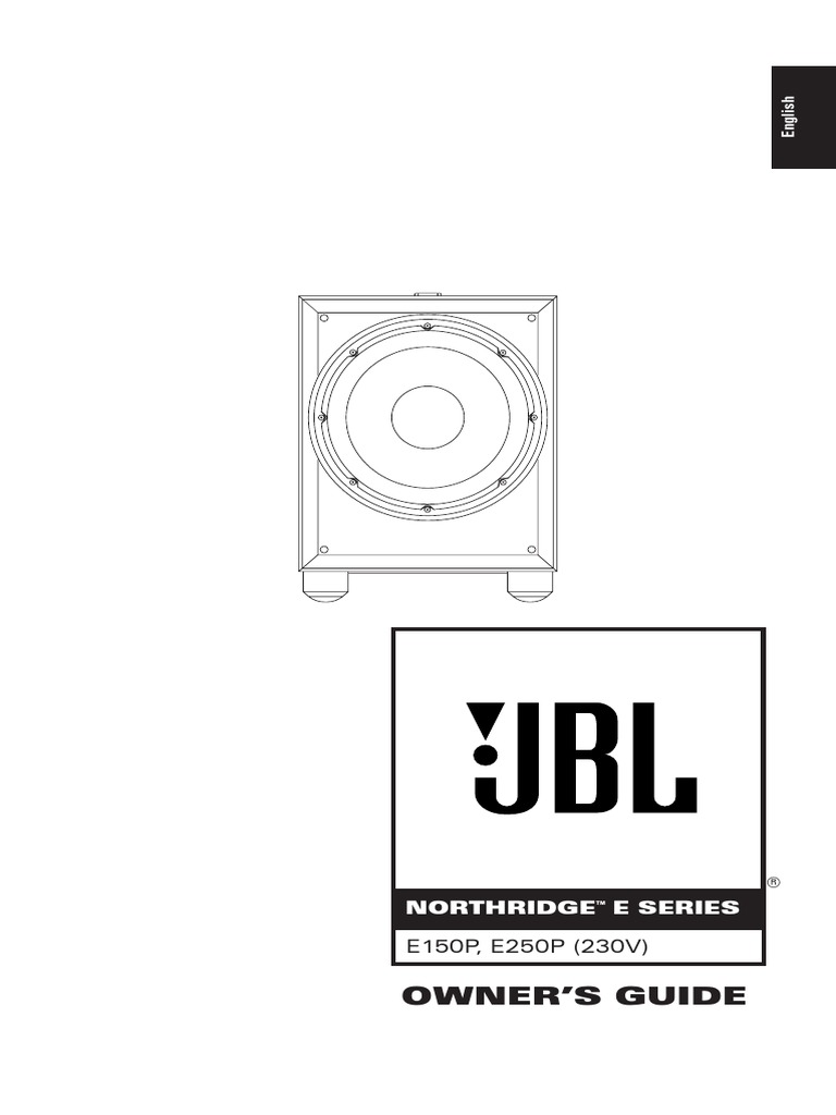 JBL Manual - Northridge E150P PDF Loudspeaker Power Plugs And Sockets