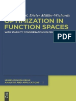 Peter Kosmol, Dieter Muller-Wichards-Optimization in Function Spaces - With Stability Considerations in Orlicz Spaces (De Gruyter Series in Nonline