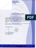 Certificado de Cuenta