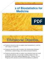 Principles of Biostatistics For Medicine