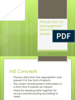 Introduction To Management Information System