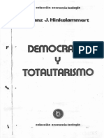 Democracia y Totalitarismo - Frank J. Hinkelammert