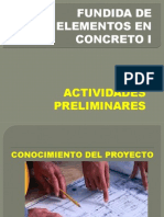 Fundida de Elementos en Concreto i - Preliminares