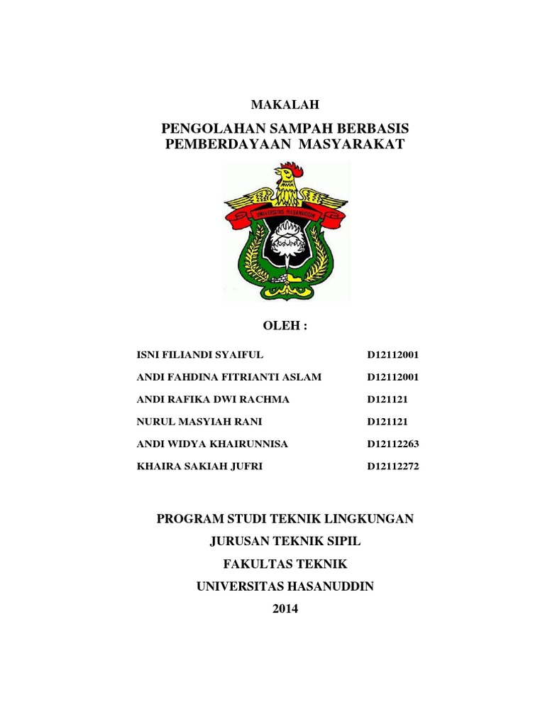 Makalah Pengelolaan Sampah | PDF