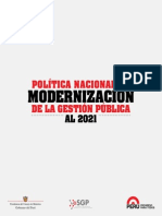 Politica Nac. Modern. Gest. Public. Al 2021