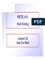 23 Gas Cut Mud