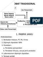 Produksi Obat Tradisional