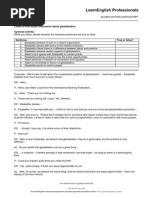 Audio Script Discussion About Globalisation