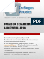 Catalogo de Material Audiovisual Ipuc - v1