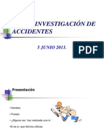 .Curso Investigación de Accidentes