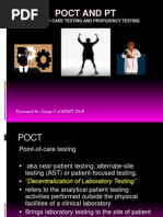 POCT and PT by Group6bsmt3b