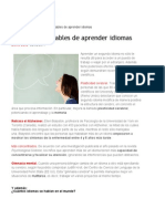 4 Efectos Saludables de Aprender Idiomas (Artículo Muy Interesante)