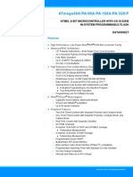 Atmel 8271 8 Bit AVR Microcontroller ATmega48A 48PA 88A 88PA 168A 168PA 328 328P - Datasheet - Complete
