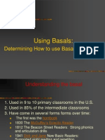 Using Basals