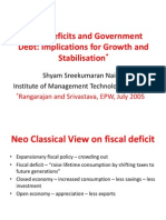 Fiscal Deficits and Government Debt: Implications For Growth and Stabilisation