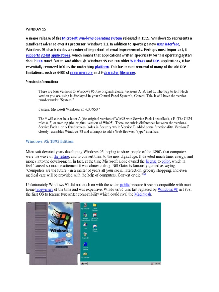 Window 95 Nene | PDF | Windows Registry | Microsoft Windows