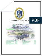University Utara Malaysia: (SADN1043) Group A Ethnic Relationship Group Assignment