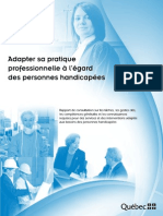 Adapter Sa Pratique Professionelle