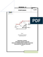 Awal Jobsheet 2 (Penyearah)