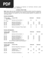 Bcom Syllabus