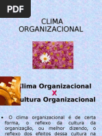 Aula de Clima Oganizacional