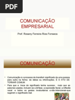 Comunicação - Tipo e Funções