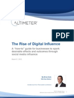  The Rise of Digital Influence by Brian Solis