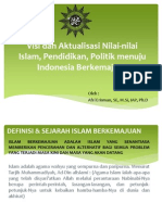 Bahan Pengajian Visi dan Aktualisasi Nilai-Nilai Islam, Pendidikan