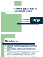 Mersul Normal Si Patologic in Biomecanica Umana