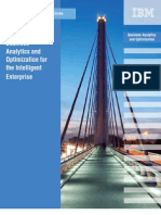Business Analytics & Optimization for the Intelligent Enterprise