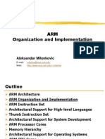 ARM Organization and Implementation: Aleksandar Milenkovic