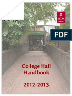 2012-2013 College Hall Handbook