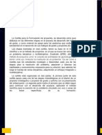 La Cartilla para La Formulación de Proyectos