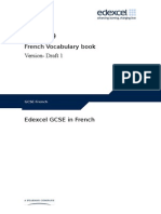 French Vocab Book