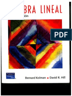 Algebra Lineal - 8va Edición - Bernard Kolman & David R. Hill
