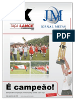 Jornal Metas Especial Taca Lance - Fase Final 2009