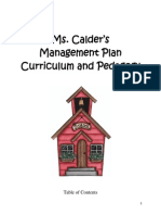 Kindergarten Management Plan
