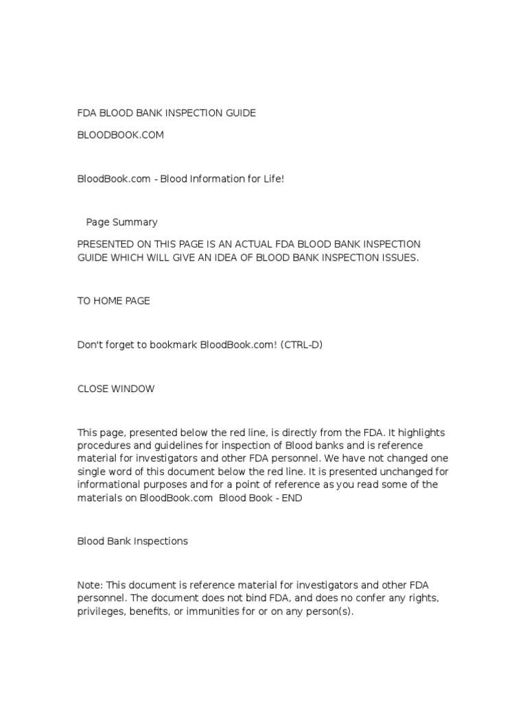 Blood Guidances Fda