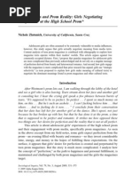 Download Prom Dreams and Prom Reality - Zlatunich by juliocesareb4551 SN23888577 doc pdf