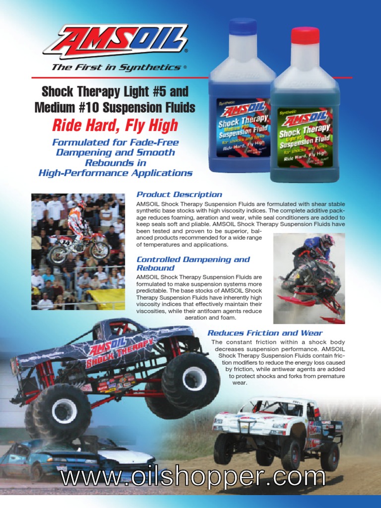 Shock Therapy Suspension Fluid PDF Viscosity Vehicles