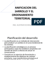 La Planificacion Del Desarrollo y El Ot