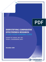 Demystifying Comparative Effectiveness Research