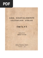 Bedia Tuncer - Akıl Hastalarının Yazdıkları Şiirler İNİLTİ (1964)