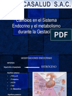 Cambios Fisiologicos en La Gestacion - Endocrinológicos