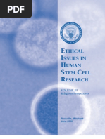 Download Ethical Issues in Human Stem Cell Research by The Hastings Center SN23891668 doc pdf